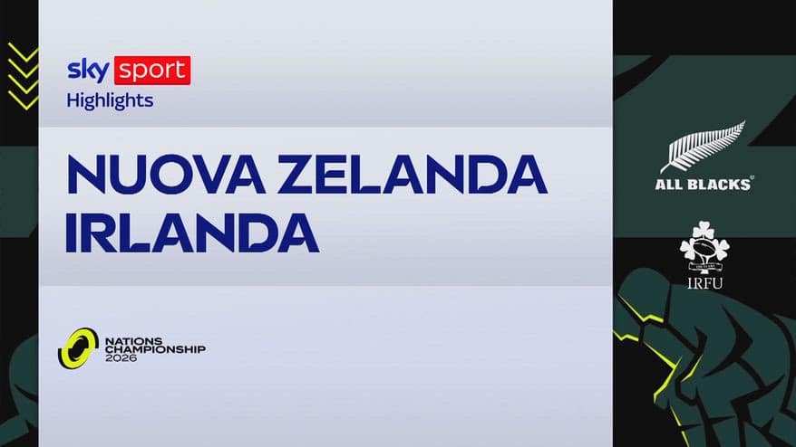 Nuova Zelanda-Irlanda: highlights Rugby Nations Championship