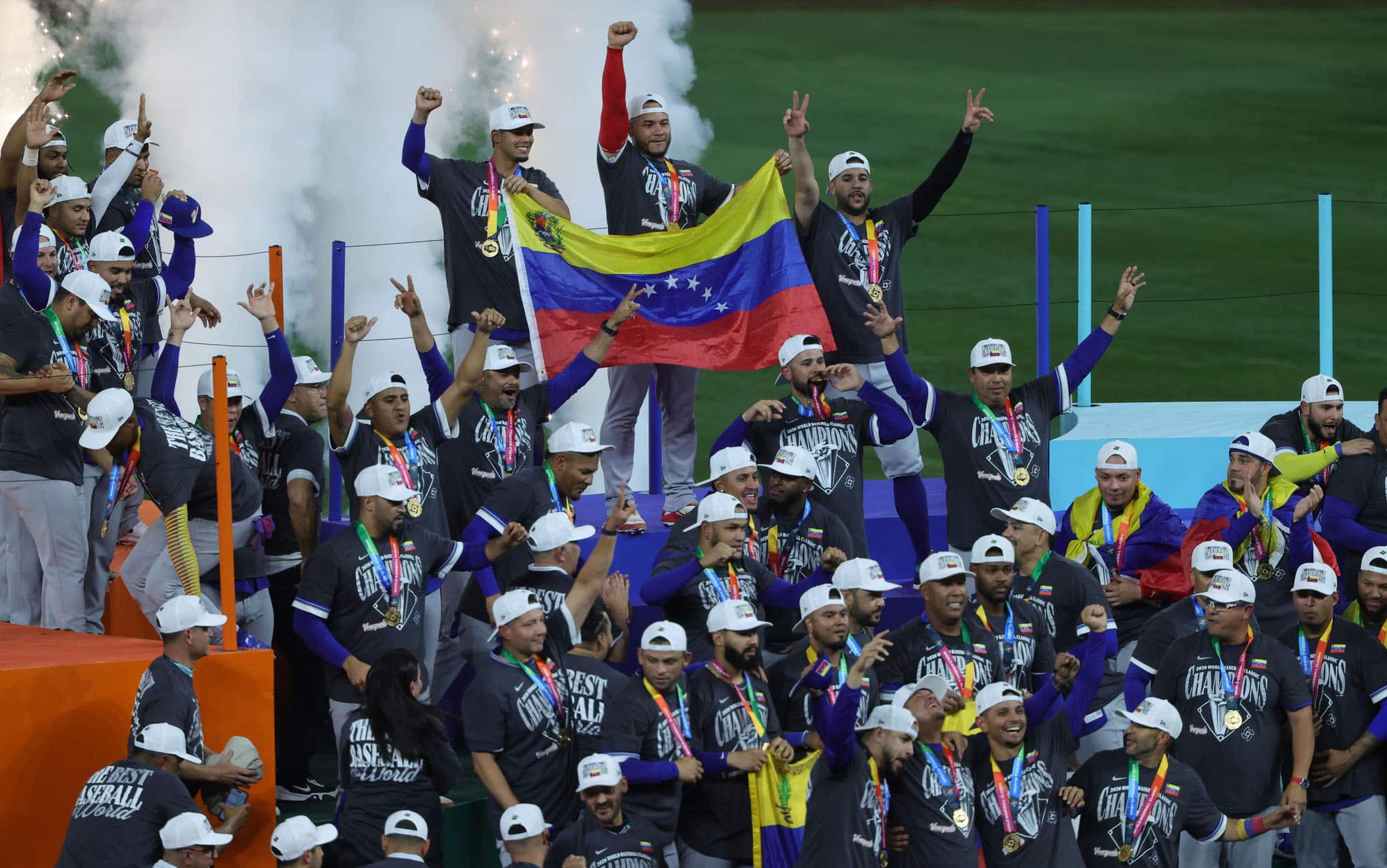 Il Venezuela batte gli Usa e vince il World Baseball Classic. FOTO