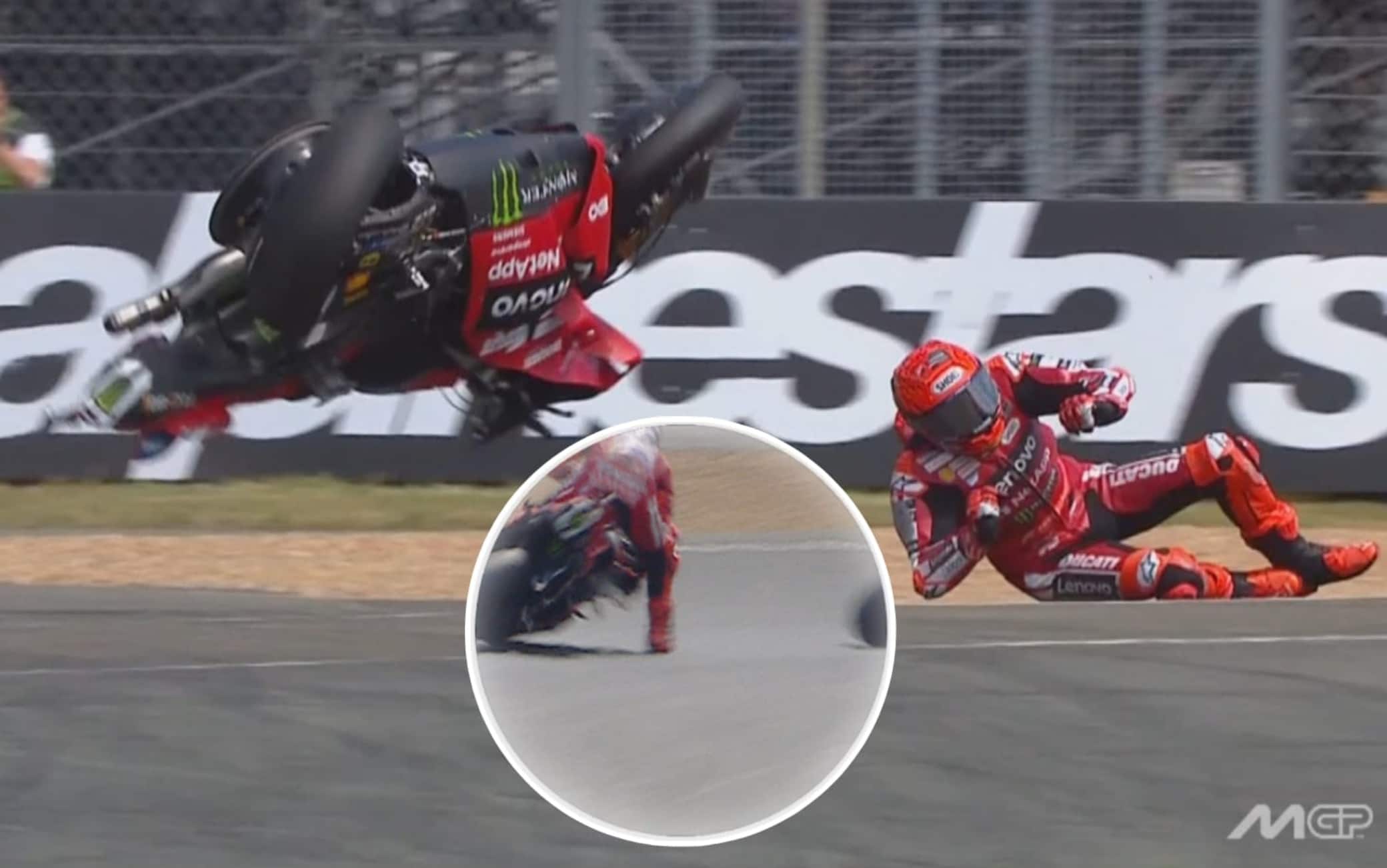 Marquez, infortunio al piede dopo la caduta nella Sprint di Le Mans: le news
