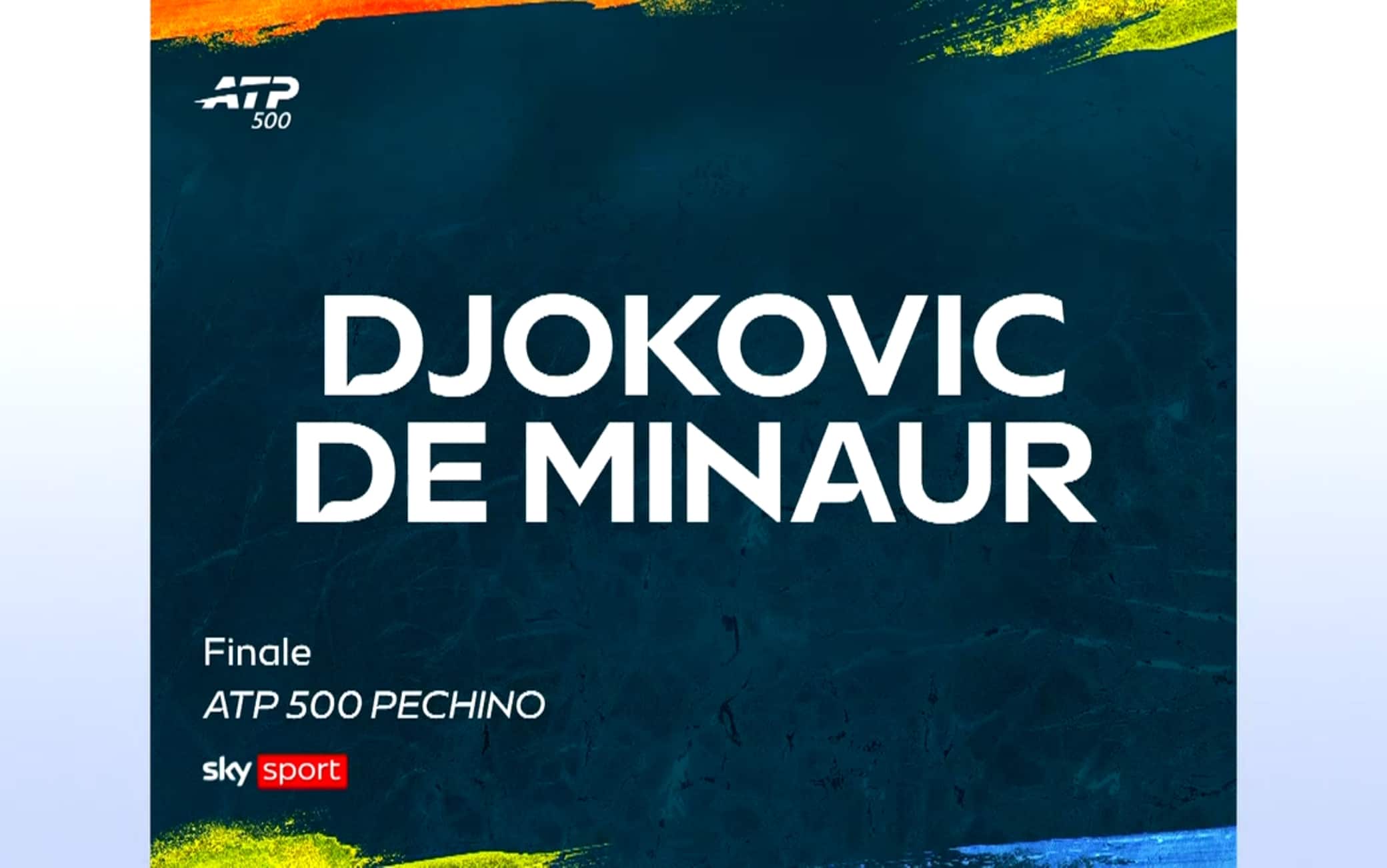 Djokovic-De Minaur: highlights Atp Pechino