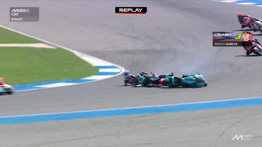 Moto2, Escrig centra Garcia nel finale del Q2 in Thailandia