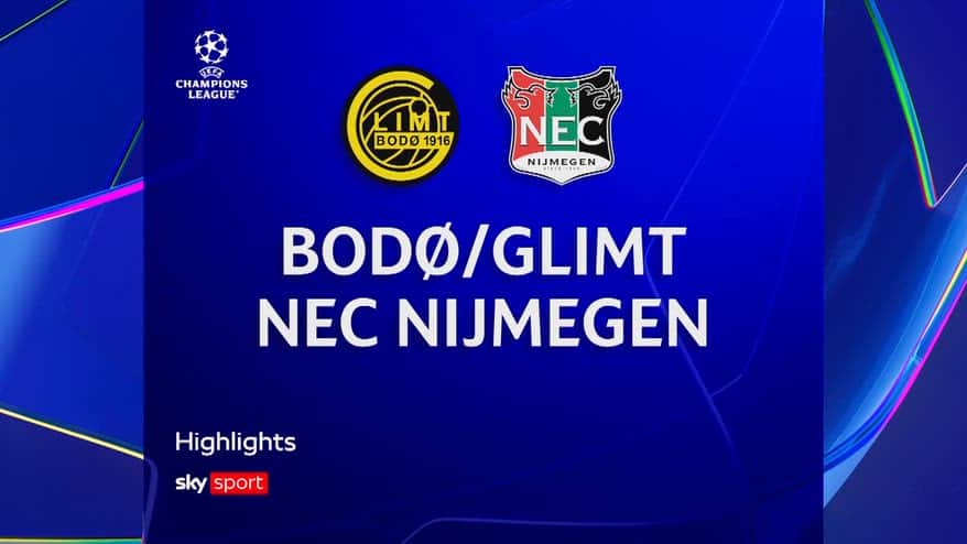 Bodo Glimt-Nec 3-0: gol e highlights