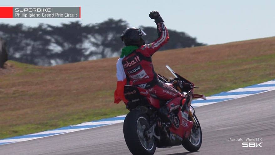 Superbike, round Australia: highlights gara 1