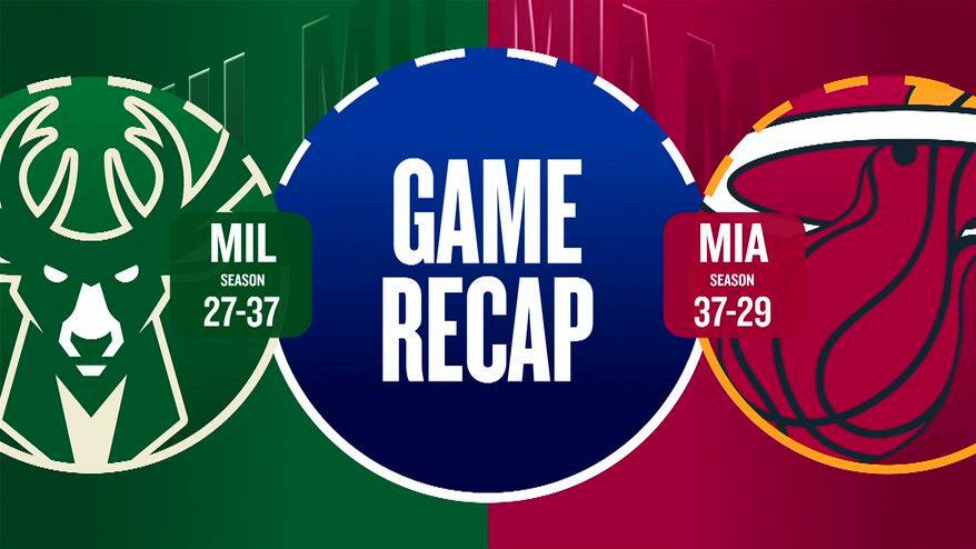 NBA Highlights: Miami-Milwaukee 112-105

