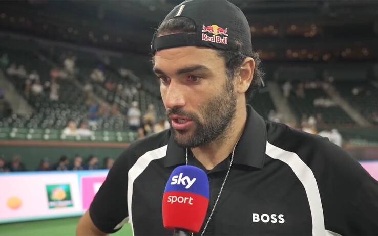 Berrettini al 2° turno a Indian Wells: "Gestito bene i crampi. Zverev? Ci penso domani..."