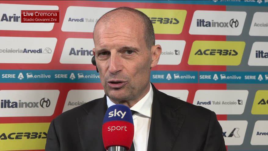 Allegri: "Vittoria grazie a un corner di Bartesaghi"