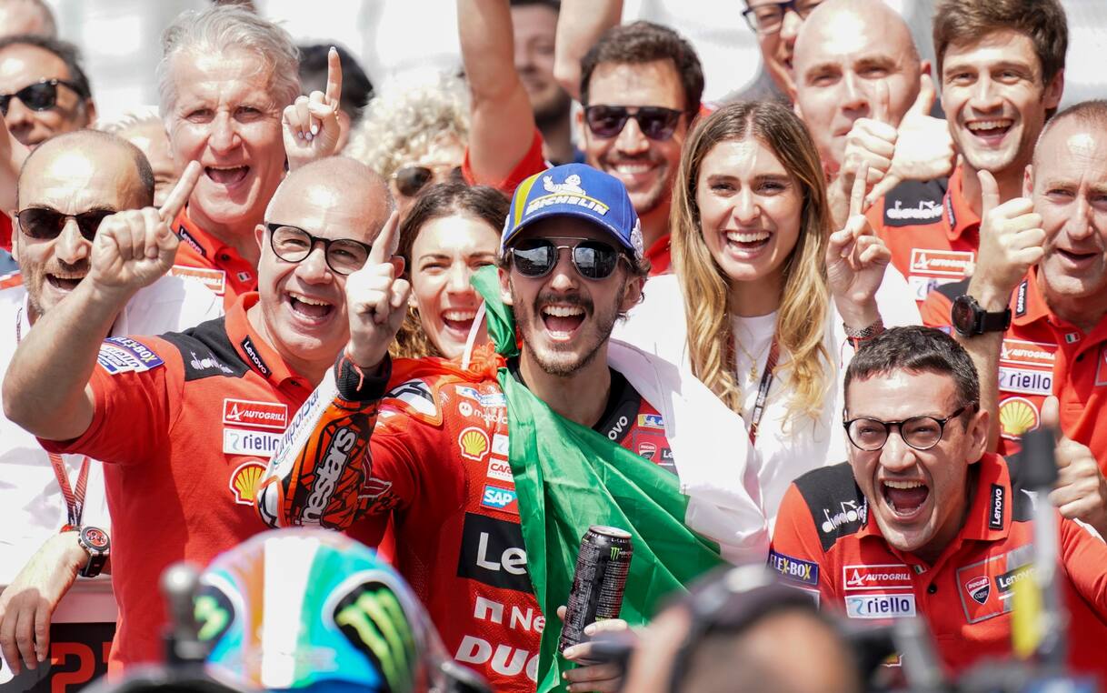 MotoGP, GP Mugello. I risultati della gara: vittoria di Bagnaia, caduta ...
