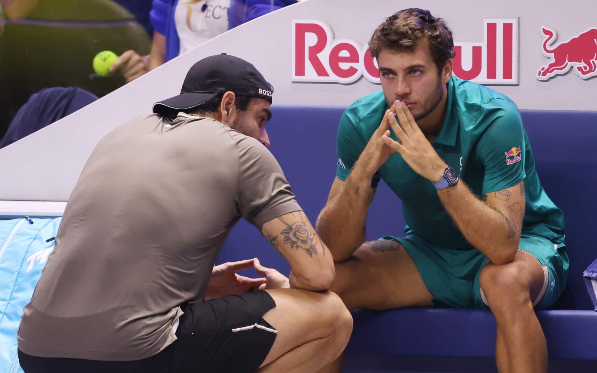Berrettini incoraggia Cobolli dopo l'infortunio: "Non trarre conclusioni"