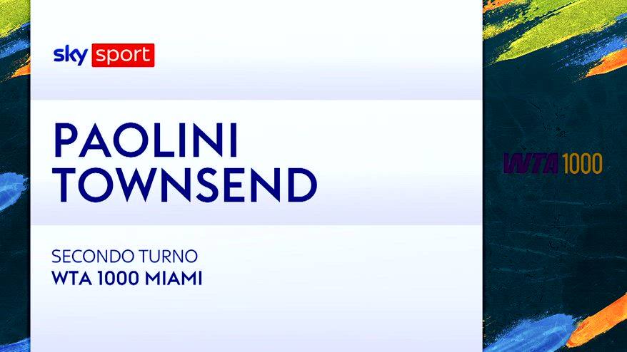 Paolini-Townsend: highlights Wta Miami