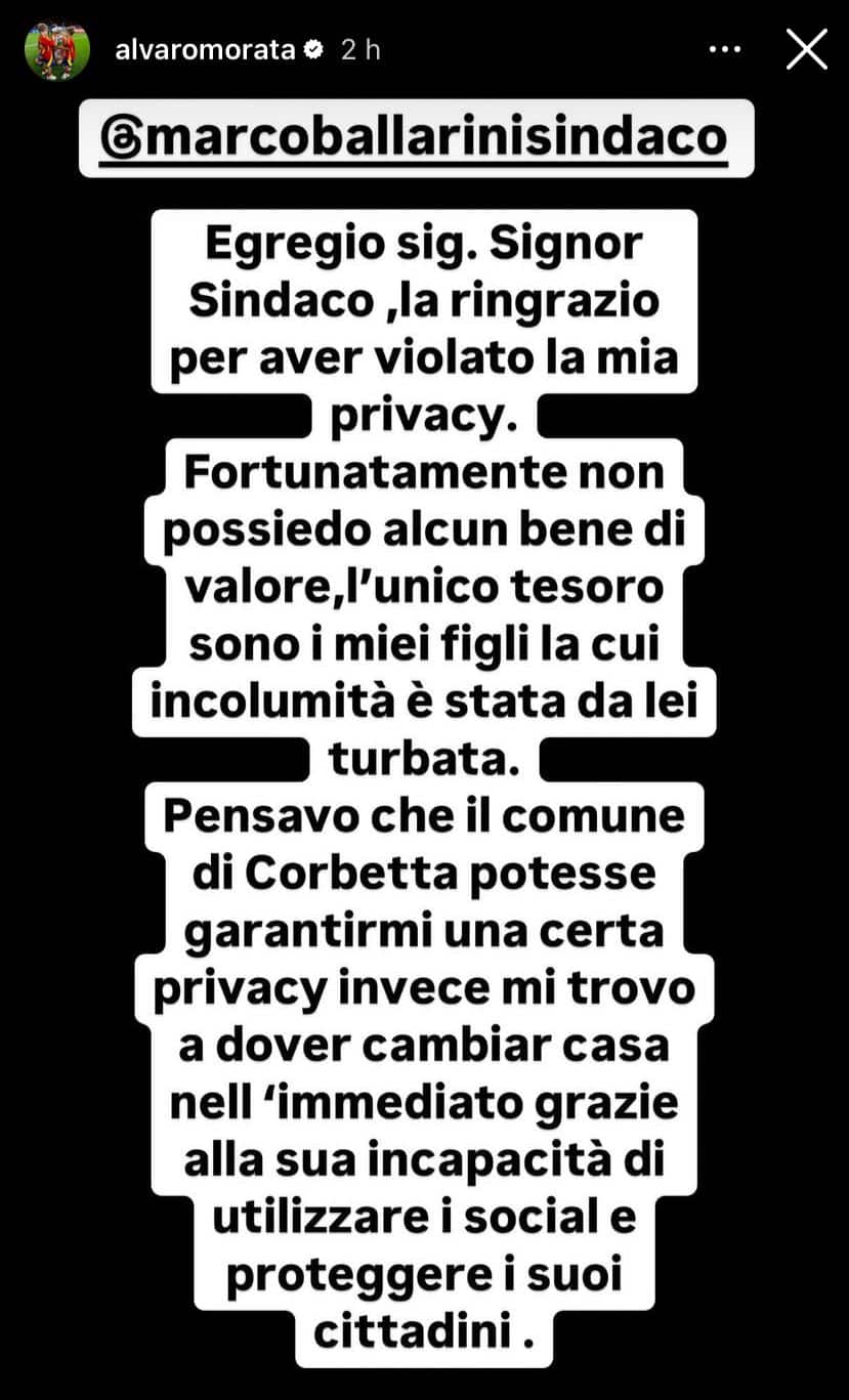 La risposta social di Morata