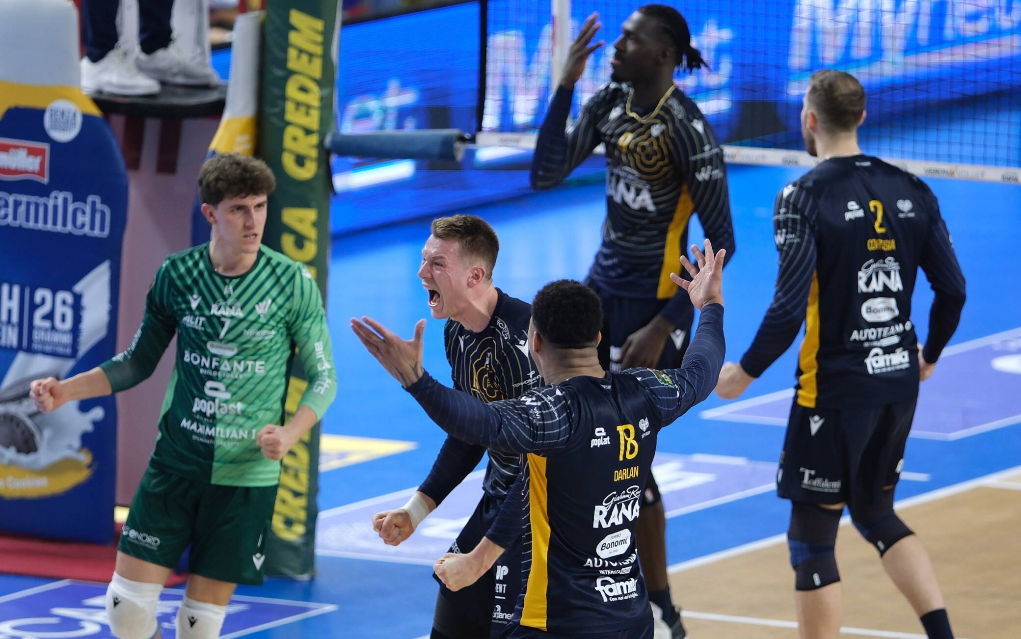 Coppa Italia, la finale sarà tra Trento e Verona. Battute in semifinale Piacenza e Perugia