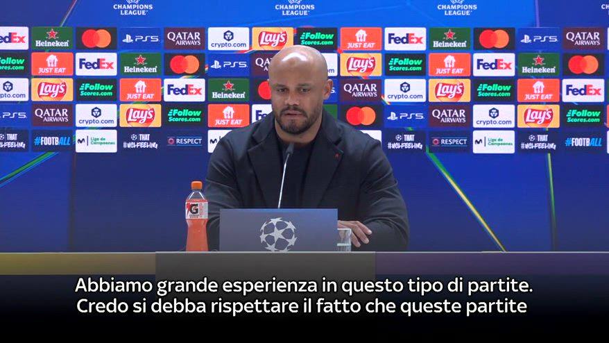 Kompany: "Real sempre forte, Bayern abituato a match così"