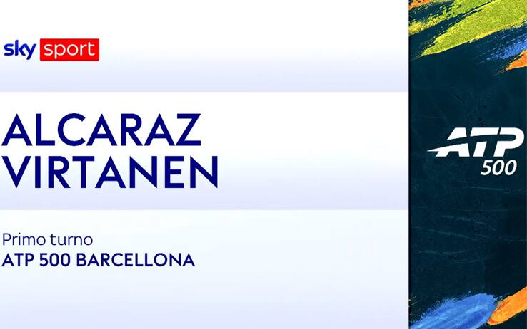 Alcaraz-Virtanen: highlights Atp Barcellona