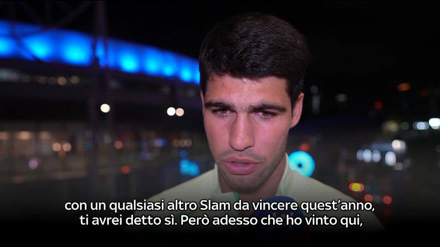 Alcaraz: "L'Australian Open era il mio principale obiettivo"