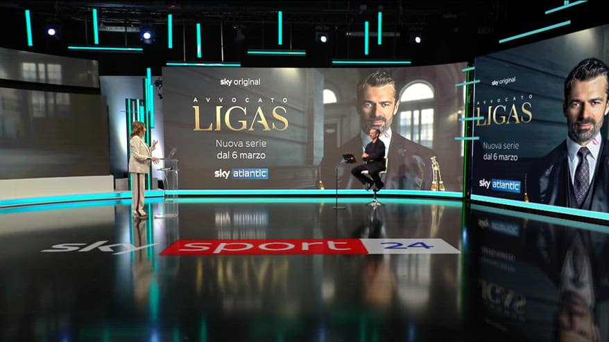 Avvocato Ligas, Luca Argentero ospite a Sky Sport 24