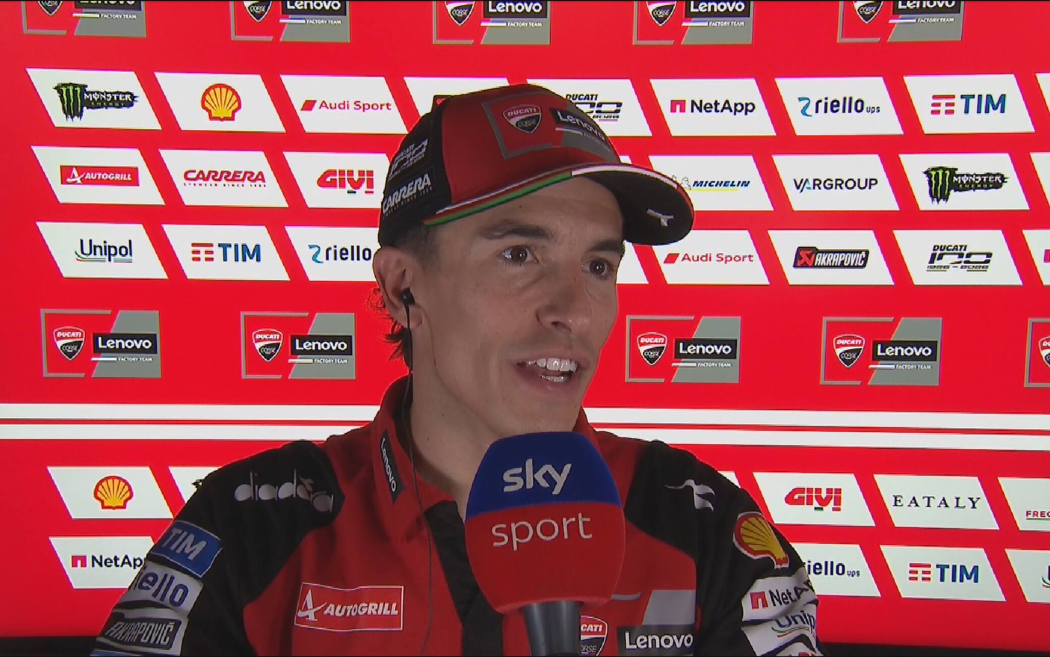 Marc Marquez: "Quest'anno non riesco a spingere come al solito sull'anteriore"