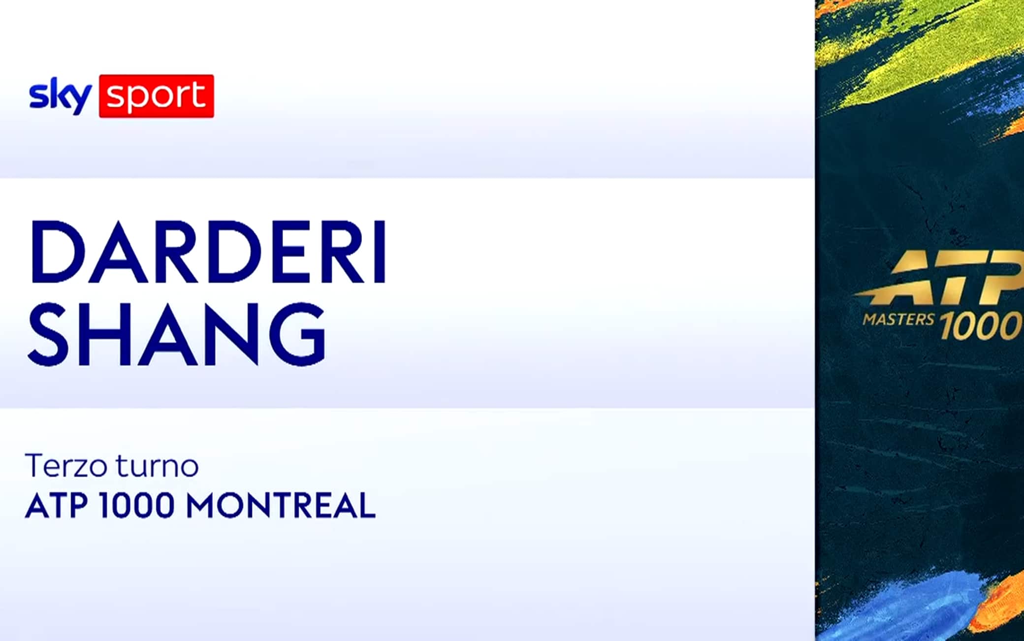 Darderi-Shang: highlights Atp Montreal