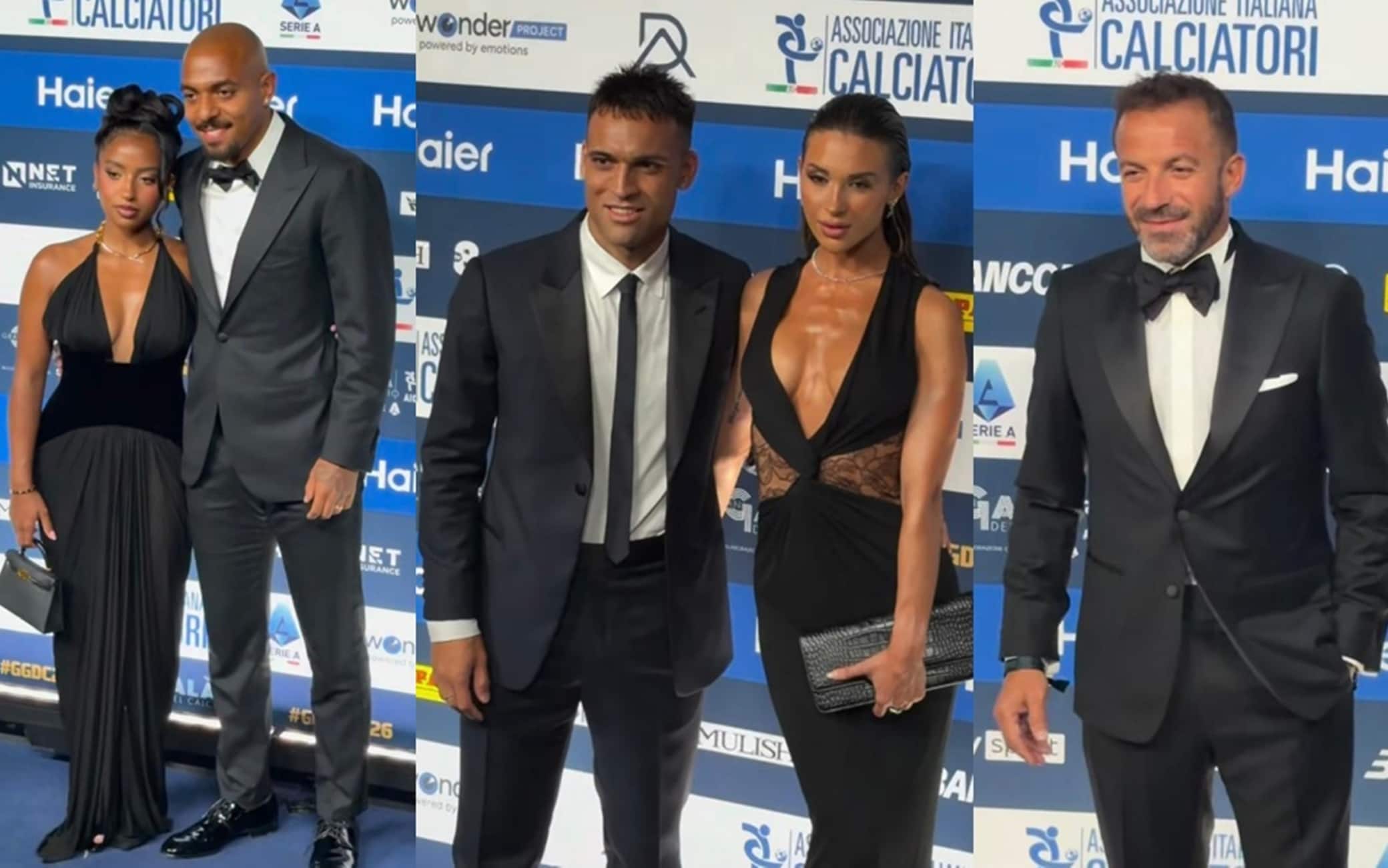 Gran Galà del Calcio, la 'sfilata' dei calciatori sul red carpet. FOTO