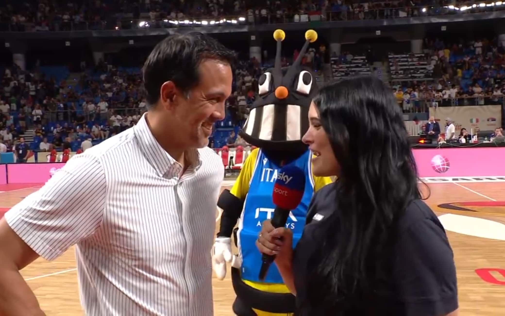 NBA, Spoelstra a Sky: "Grande atmosfera in Italia, qui per Fontecchio e Jovic"