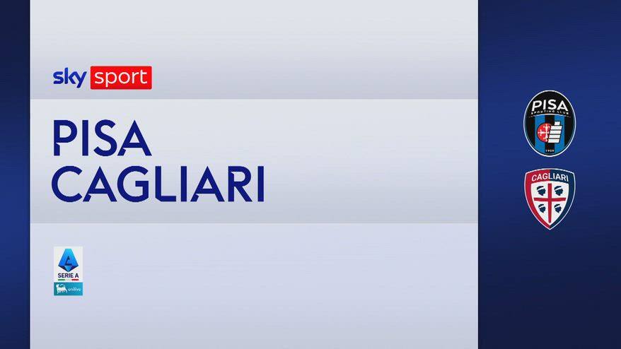 Pisa-Cagliari 3-1: gol e highlights