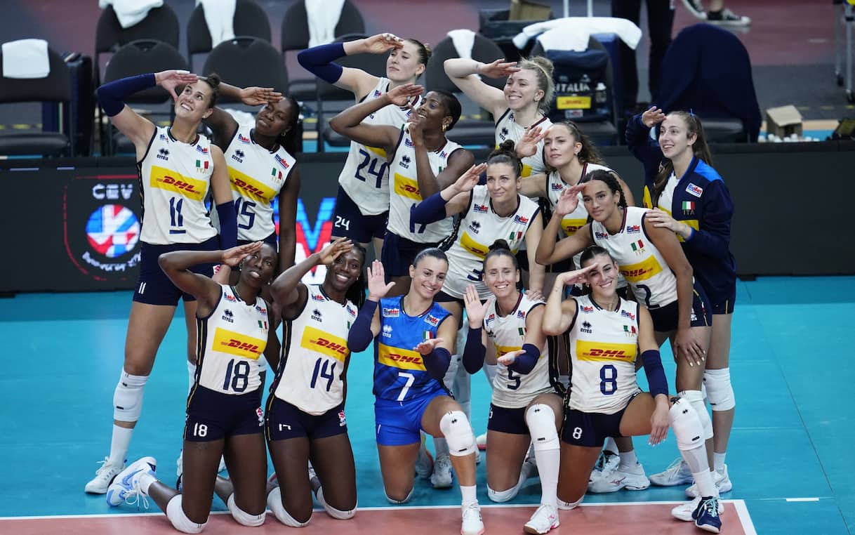 Italy Beats France 3-1 to Top Group at Women's European Volleyball Championship