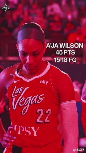 WNBA, 45 punti di A'ja Wilson contro Connecticut