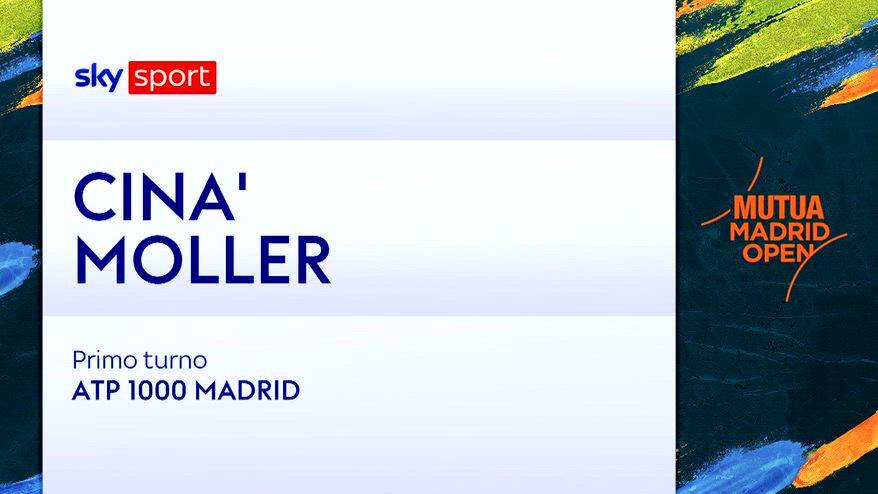 Cinà-Moller: highlights Atp Madrid. VIDEO