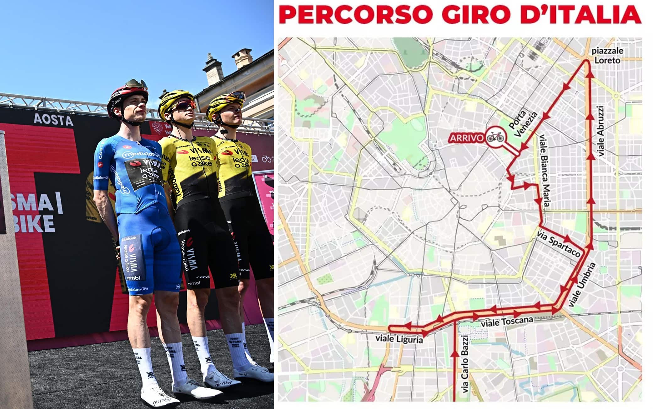 Giro d'Italia a Milano: viabilità, strade chiuse e divieti del 24 maggio