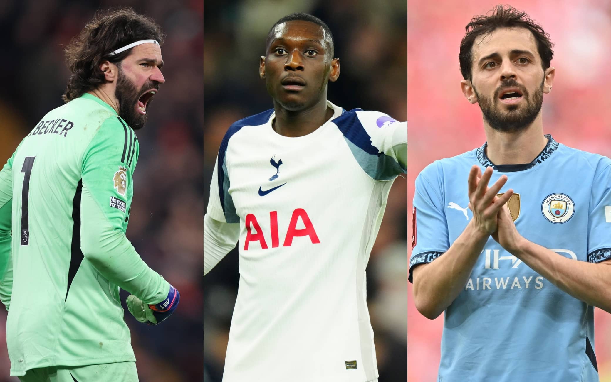 Alisson, Kolo Muani e Bernardo Silva: come stanno le cose per la Juventus