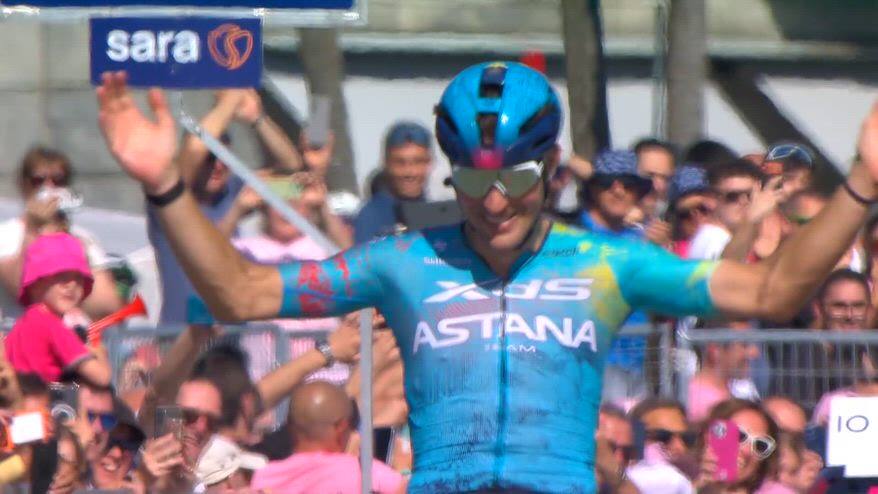 Giro d'Italia, Bettiol vince la 13^ tappa. Eulalio in rosa