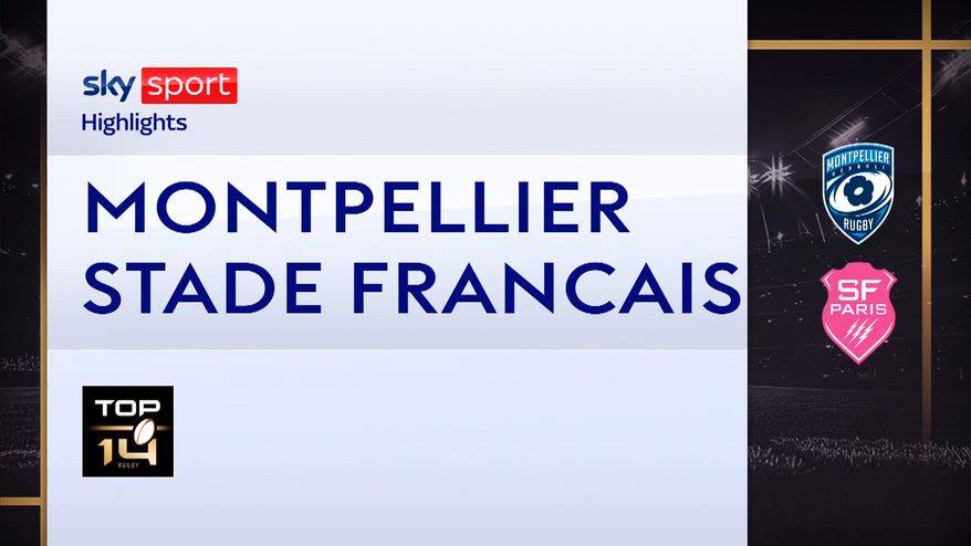 TOP 14, Montpellier-Stade Français 25-15: gli highlights