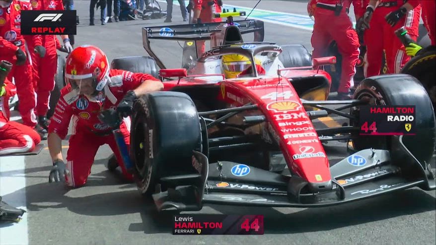 Hamilton colpisce un meccanico Ferrari a Spa: sta bene