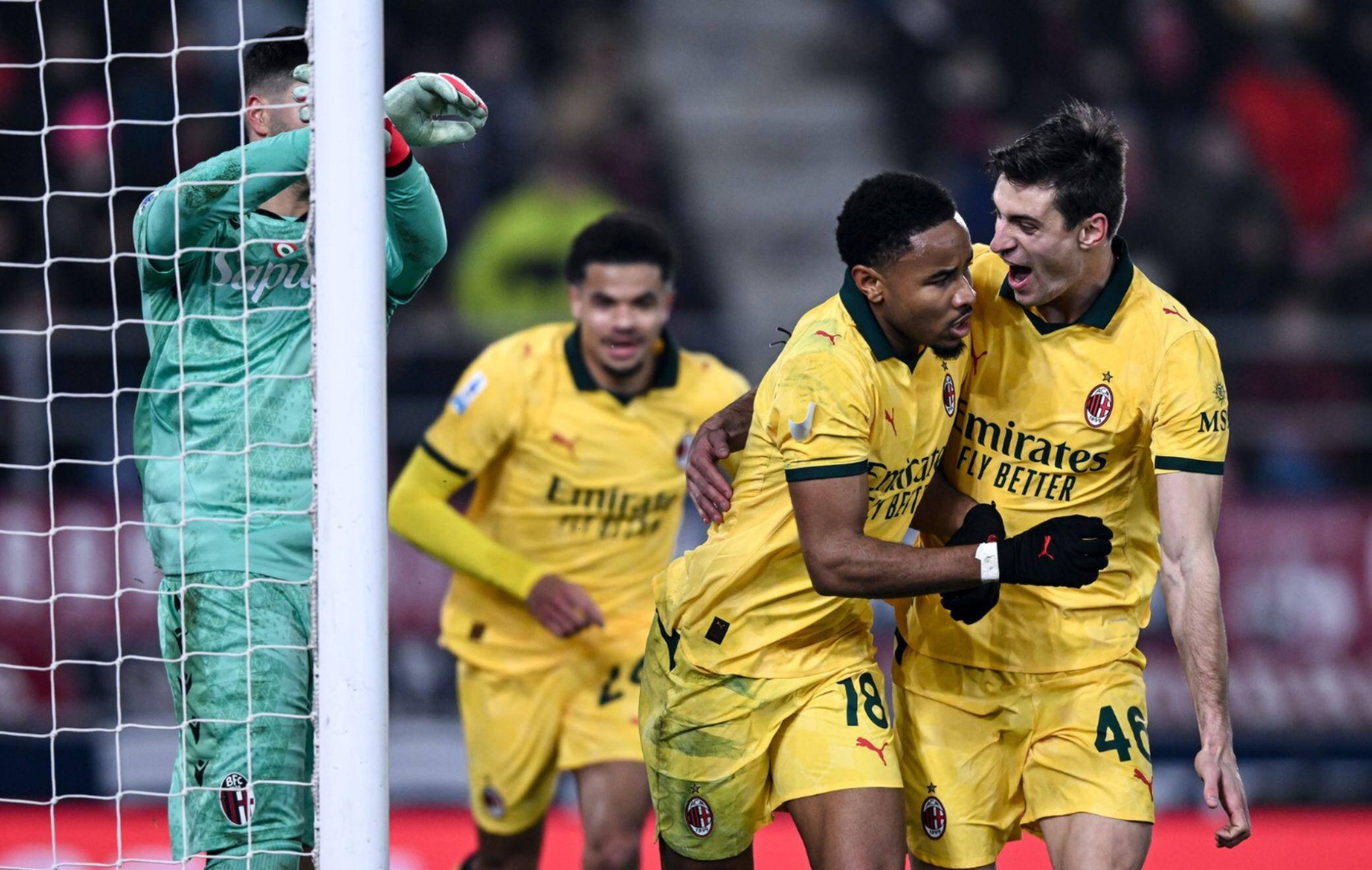 Bologna-Milan 0-3: video, gol e highlights
