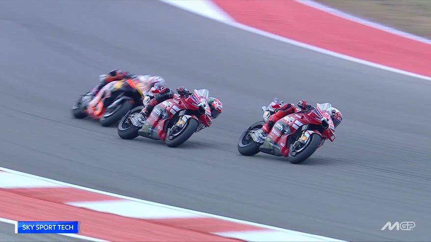 GP Austin: la bagarre tra Bagnaia, Bastianini e Marquez
