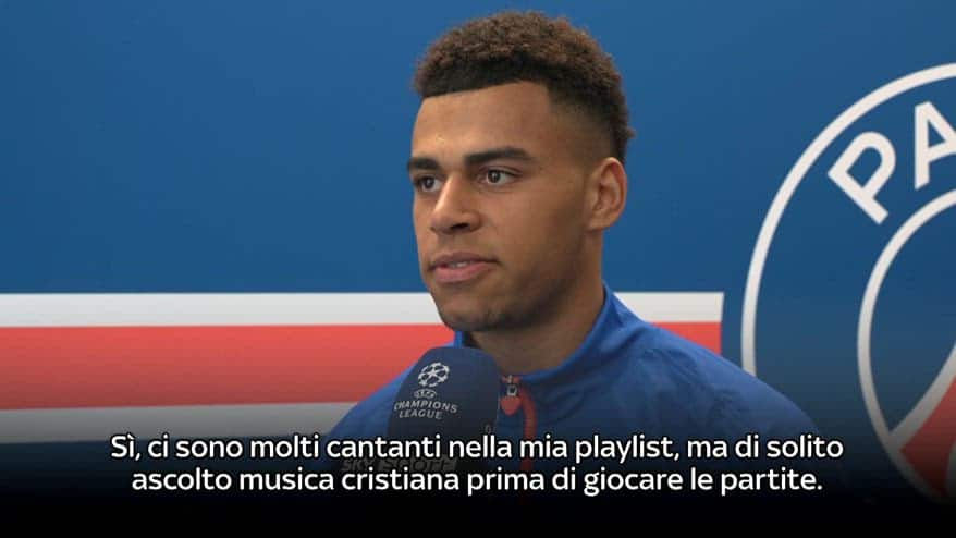 Doué: "Prima delle partite mi carico con musica cristiana"