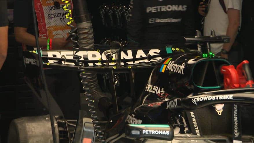 F1, GP Spa: Mercedes corregge l'ala per le Libere 2
