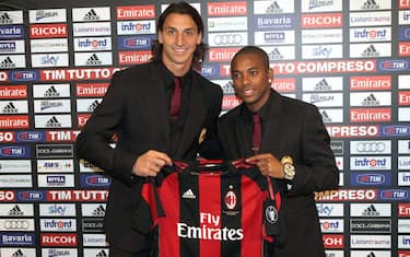 ibrahimovic_robinho_presentazione_milan_ansa
