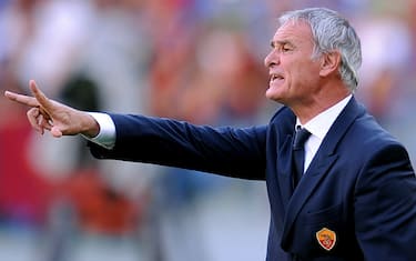 L'allenatore della Roma, Claudio Ranieri, durante la partita contro il Bologna, oggi 19 settembre 2010 allo stadio Olimpico di Roma.      ANSA / ETTORE FERRARI 