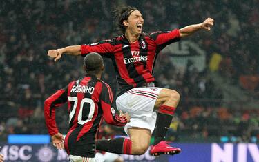 zlatan_ibrahimovic_robinho_milan_ansa