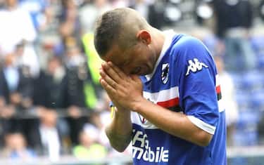 sampdoria_palermo_palombo_lacrime_ansa