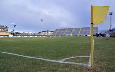 Una veduta interna dello stadio Is Arenas di Quartu Sant'Elena (Cagliari), in una immagine del 02 settembre 2012.
ANSA/SALVATORE MOI
