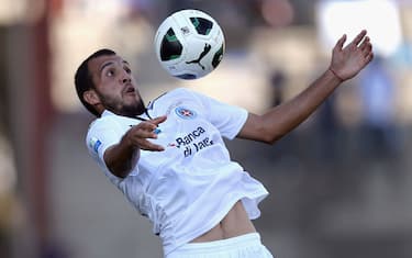 REGGIO CALABRIA, ITALY - SEPTEMBER 21:  Pablo Gonzalez of Novara during the Serie B match between Reggina Calcio and Novara Calcio at Stadio Oreste Granillo on September 21, 2013 in Reggio Calabria, Italy.  (Photo by Maurizio Lagana/Getty Images)