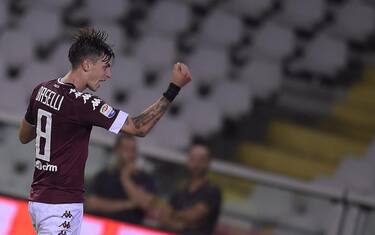 Foto Fabio Ferrari - LaPresse28/08/2016 Torino ( Italia )SportTorino Fc vs Bologna Fc  - Campionato italiano di calcio Serie A TIM 2016/2017 - stadio Olimpico Grande Torino.   Nella foto:Daniele Baselli (Torino Fc) esulta dopo rete 4-1photo Fabio Ferrari  / LaPresseAugust 28, 2016 Turin ( Italy )SportTorino Fc vs Bologna Fc  - Italian Football Championship League A TIM 2016/2017 - Stadium "Olimpico Grande Torino".In the pic:  Daniele Baselli (Torino Fc)celebrates after score 4-1
