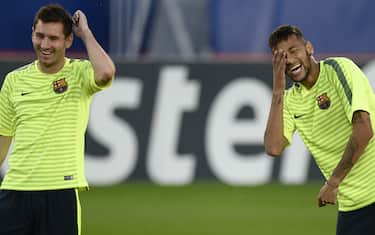 messi_neymar_allenamento_getty