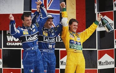 Podio_prima_vittoria_Schumacher_Getty