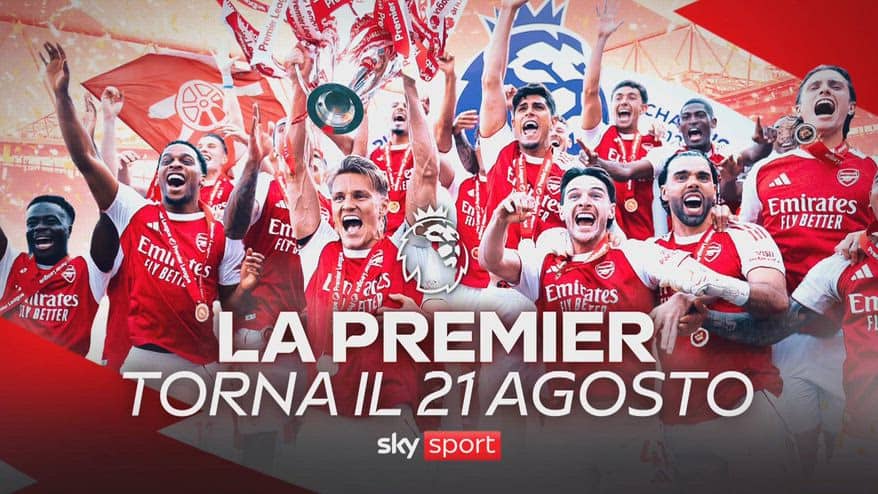 La Premier League torna il 21 agosto (su Sky)