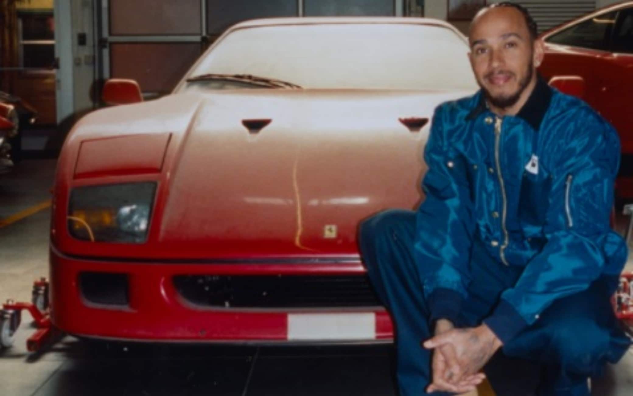 Hamilton realizza il suo sogno: ecco la "nuova" Ferrari F40 del 1991
