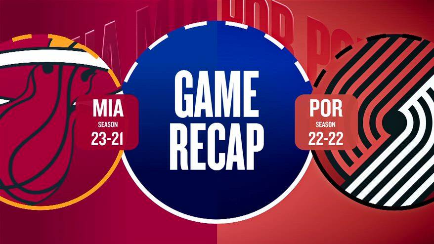 NBA Highlights: Portland-Miami 127-110

