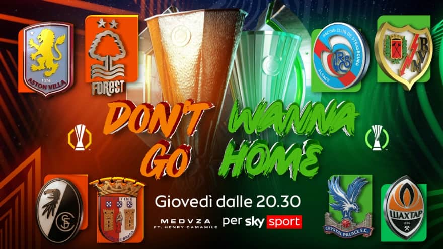 La copertina di Europa League sulle note dei Meduza