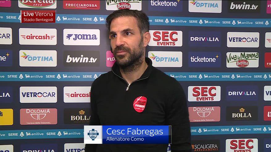 Fabregas avvisa: "Como in Europa traguardo storico, ora dobbiamo alzare il livello"